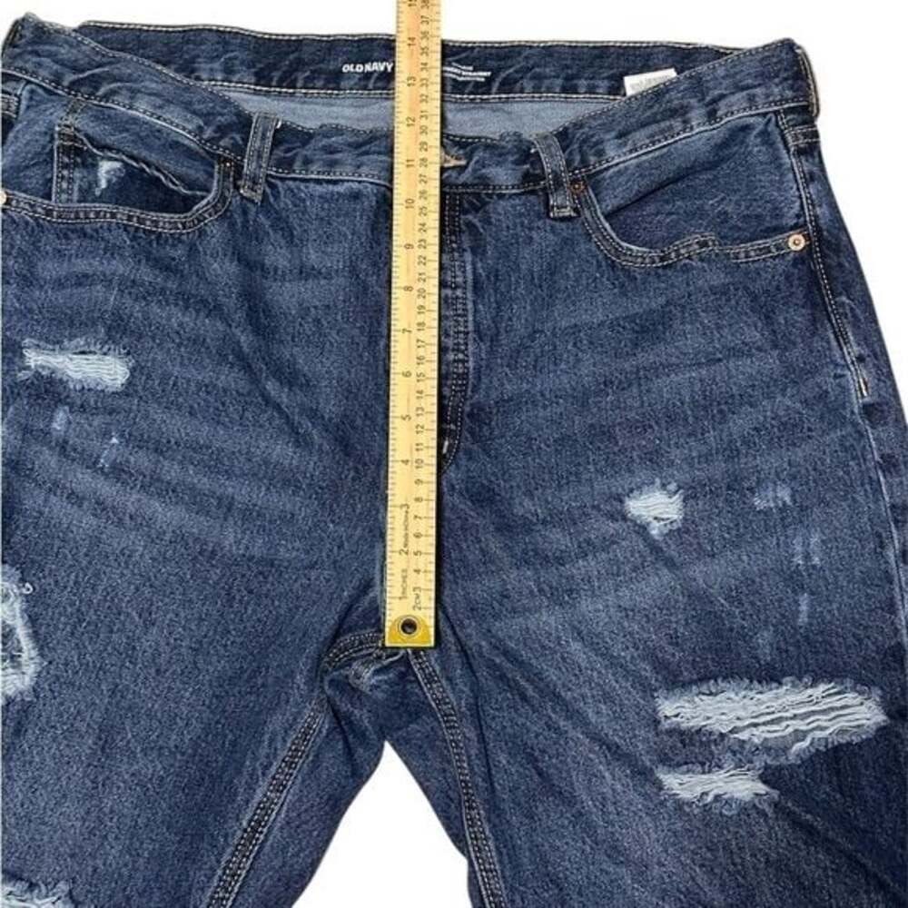 Old Navy High Rise Slouchy Straight
Distressed Jeans Size 16 - Picture 4 of 6